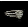 Image 2 : 14KT White Gold 1.70ctw Diamond Ring