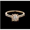 Image 1 : 0.54ctw Diamond Ring - 14KT Rose Gold