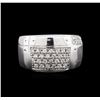 Image 1 : 0.46ctw Diamond Ring - 18KT White Gold