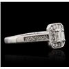 Image 2 : 18KT Two-Tone Gold 1.00ctw Diamond Ring