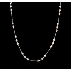 2.01ctw Diamond Necklace - 14KT White Gold