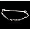 Image 2 : 14KT White Gold 0.26ctw Diamond Bracelet