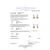 Image 3 : 1.40ctw Fancy Yellow Diamond Earrings - 14KT Two-Tone Gold