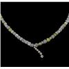 Image 2 : 49.29ctw Rough Cut Diamond Necklace - 14KT White Gold