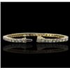 Image 3 : 14KT Yellow Gold 4.94ctw Diamond Bracelet