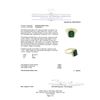 Image 3 : 4.00ct Emerald and Diamond Ring - 14KT Yellow Gold
