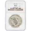 Image 1 : 1923 NGC MS63 Peace Silver Dollar
