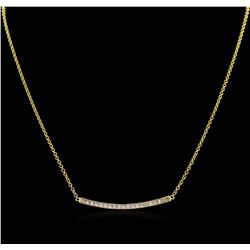 14KT Yellow Gold 0.84ctw Diamond Necklace