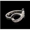 Image 2 : 0.20ctw Diamond Ring - 14KT White Gold