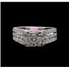 Image 1 : 1.10ctw Diamond Ring - 14KT White Gold