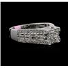 Image 2 : 1.10ctw Diamond Ring - 14KT White Gold