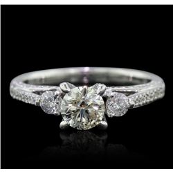 18KT White Gold 1.57ctw Diamond Ring