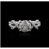 Image 1 : 14KT White Gold 1.86ctw Diamond Ring
