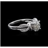 Image 2 : 14KT White Gold 1.86ctw Diamond Ring