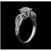 Image 3 : 14KT White Gold 1.86ctw Diamond Ring