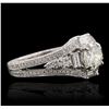 Image 2 : 18KT White Gold 2.17ctw Diamond Ring