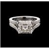 Image 1 : 1.37ctw Diamond Ring - 14KT White Gold
