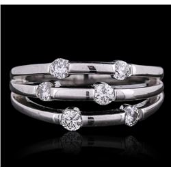 14KT White Gold 0.60ctw Diamond Ring