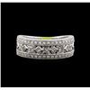 Image 1 : 0.54ctw Diamond Ring - 14KT White Gold