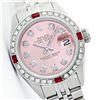 Image 1 : Rolex Stainless Steel Diamond and Ruby DateJust Ladies Watch