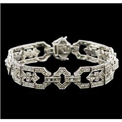 2.31ctw Diamond Bracelet - 18KT White Gold