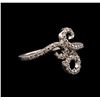 Image 2 : 0.20ctw Diamond Ring - 14KT White Gold