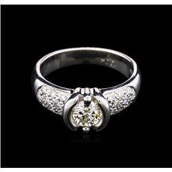 0.70ctw Diamond Ring - 14KT White Gold