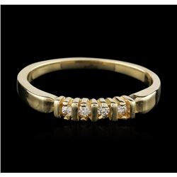 14KT Yellow Gold 0.03ctw Diamond Ring