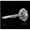 Image 2 : 14KT White Gold 1.83ctw Diamond Ring