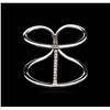 Image 1 : 0.04ctw Diamond Ring - 14KT White Gold