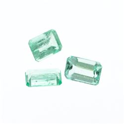 2.4cts. Natural Emerald Cut Emerald Parcel