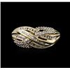 Image 1 : 14KT Yellow Gold 0.25ctw Diamond Ring