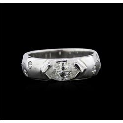 0.83ct Diamond Ring - 14KT White Gold