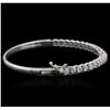 Image 2 : 14KT White Gold 1.63ctw Diamond Bracelet