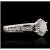 Image 2 : Platinum 2.89ctw Diamond Ring