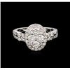 Image 1 : 1.20ctw Diamond Ring - 14KT White Gold