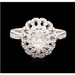 14KT White Gold 1.66ctw Diamond Ring
