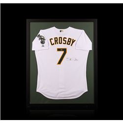 Bobby Crosby Framed Autographed Jersey