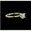 Image 2 : 0.55ct Yellow Diamond Solitaire Ring - 18KT Yellow Gold