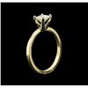 Image 3 : 0.55ct Yellow Diamond Solitaire Ring - 18KT Yellow Gold