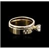 Image 3 : 14KT Yellow Gold 0.90ctw Diamond Wedding Ring Set