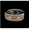 Image 2 : 14KT Two-Tone Gold 0.75ctw Diamond Ring
