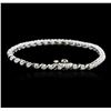 Image 2 : 14KT White Gold 2.23ctw Diamond Tennis Bracelet