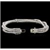 Image 3 : 7.72ctw Diamond Bracelet - 18KT White Gold