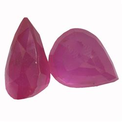 9.54ctw Pear Mixed Ruby Parcel