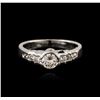 Image 1 : Platinum 0.35ctw Diamond Ring
