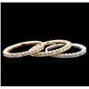 Image 3 : 1.12ctw Diamond Ring - 14KT Tri-Color Gold