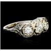 Image 2 : 14KT White Gold 1.25ctw Diamond Ring