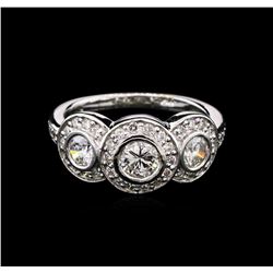 1.00ctw Diamond Ring - 14KT White Gold