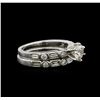 Image 2 : 1.44ctw Diamond Wedding Ring Set - 14KT White Gold